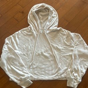 Gilly hicks tan cropped hoodie
